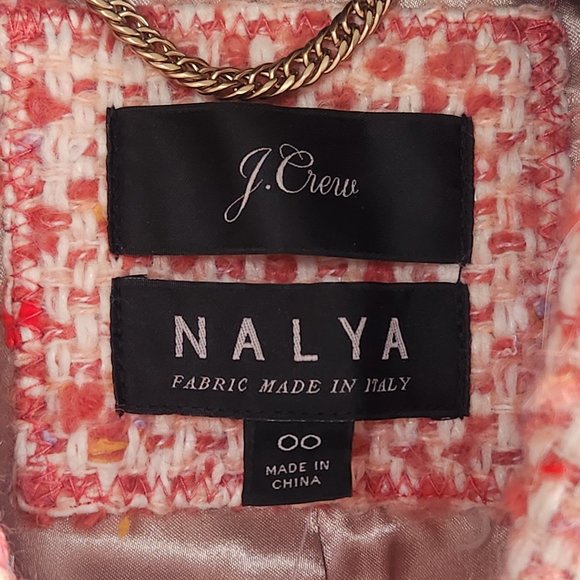 J. Crew Daphne Topcoat in Italian Tweed Faded Guava Size 00 pink - Picture 3 of 4